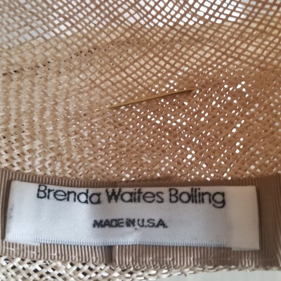 Vintage Brown Straw Hat - Picture 5 of 5